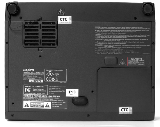Sanyo PLC-WXU10E: ���&nbsp;�����
