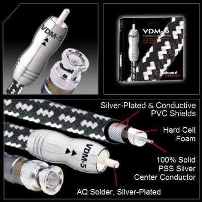 �������� ������������ ����������� AudioQuest VDM-5, 2m, RCA